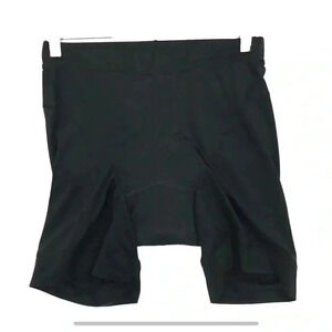 REI CoOp Cycles Padded Black Cycling Shorts Athletic Biking Reflective Men Large